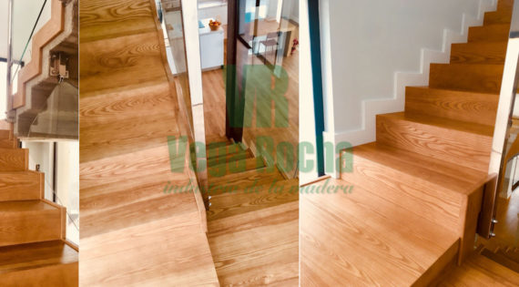 Escalera de madera a medida