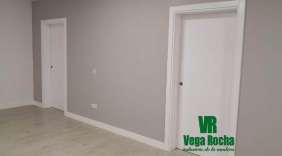 Puertas blancas a medida