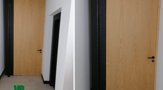 Puerta pivotante a medida